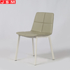 Modern Design Upholstered Fabric Not Armrest Dining Chair With Backrest