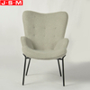 Modern Living Room Molded Foam Armchairs Metal Base Leg Chairs