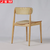 University Cafeteria Armchair Modern Wooden Back Chair Dining Chair