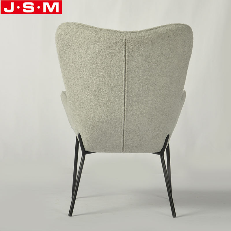 Wholesale High Wingback Armchair Living Room Sofa Armchair With Metal Base