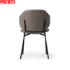 New Nordic Fabric Upholstery Modern Dining Chair Chair Modern Metal Base Restaurant Kitchen Dining Chairs