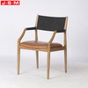 woven leather dining chair