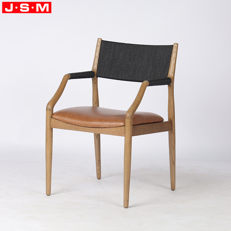 woven leather dining chair