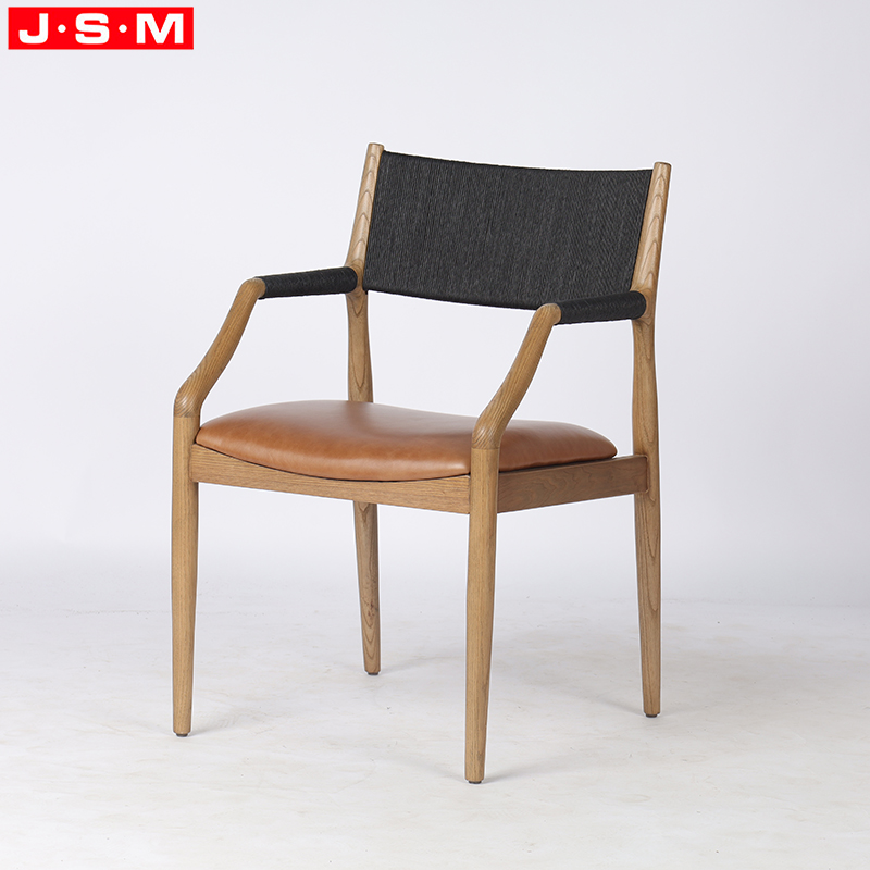 woven leather dining chair