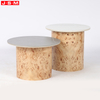 children's tea table english tea table ceramic top natural stone top burl veneer base