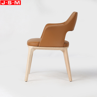 High Quality Nordic Meeting Room Wood Dining Arm Chair Dining Side Chairs