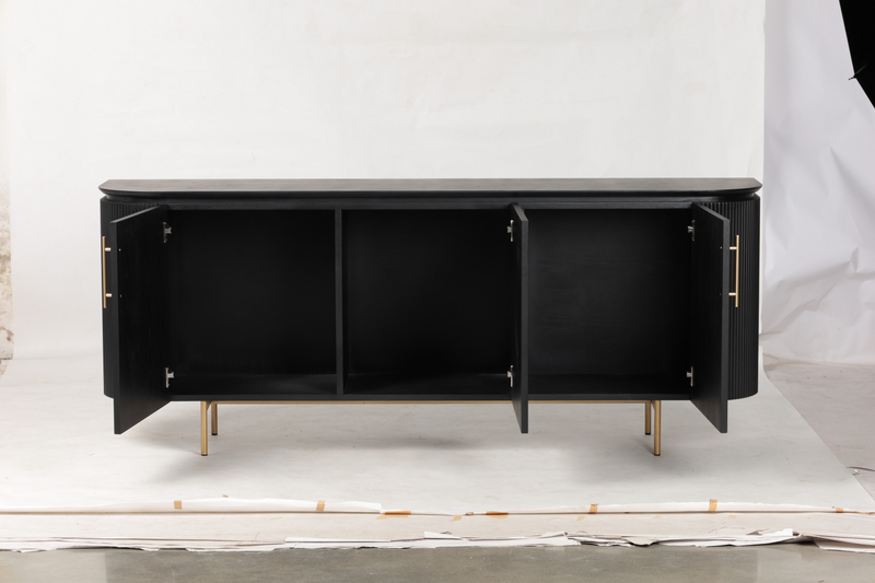 tv cabinet with display shelves