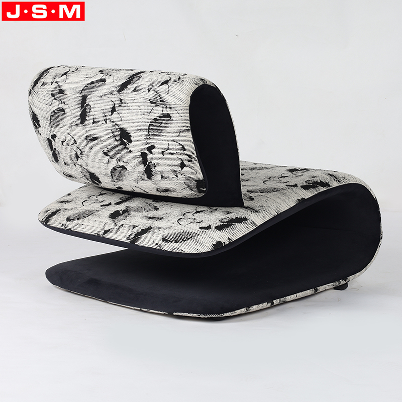 Factory Direct Sale Wooden Chair Green Timber molded foam with fabric Fabric Armchair