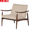 American ash frame Single Sitting Room Arm Chair fabric or PU upholstery Living Room Armchair