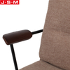 Fabirc or PU upholstery Chair Office Height Adjustable Original Design Simple Conference Office armrest with wood