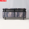 Modern New Customized Design American Ash Frame Artificial Rattan Upholstery Fabric Living Room Sofa
