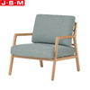 American ash frame Single Sitting Room Arm Chair Living Room fabric or PU upholstery