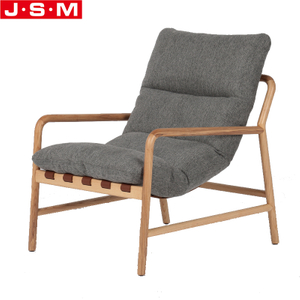 American ash frame Chairs Single Sitting Room Arm Chair Living Room with fabric upholstery