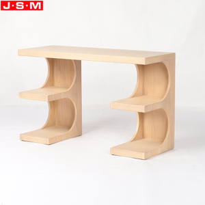 Golden Chrome Decoration Plywood with Ash Veneer Carcase Computer Desk For Home Office