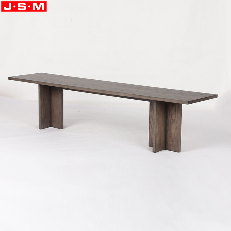 Plywood with Ash Veneer Carcase Living Room Upholstered Metal Legs Bench Fabric Seat Bench Chairs