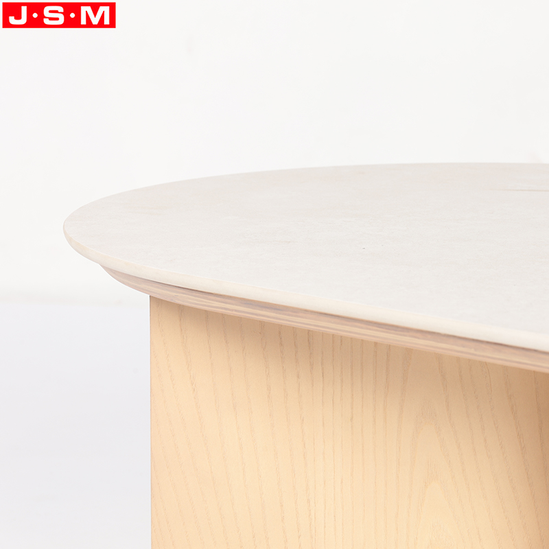 Luxury Outdoor Living Room Square Glass Tea Coffee Ash Timber Base