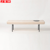 Good Quality Customized Colors Metal Base Cushion Seat Bench For Living Room