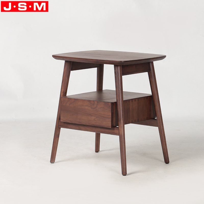 New Arrival Nordic Style Bedside Cabinet Furniture Natural Wooden Bedside Cabinet With Drawers