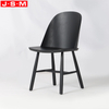 Restaurant Nordic Furniture Plywood Ash Veneer Wooden Dining Room Modern Luxury Black Dining Chairs
