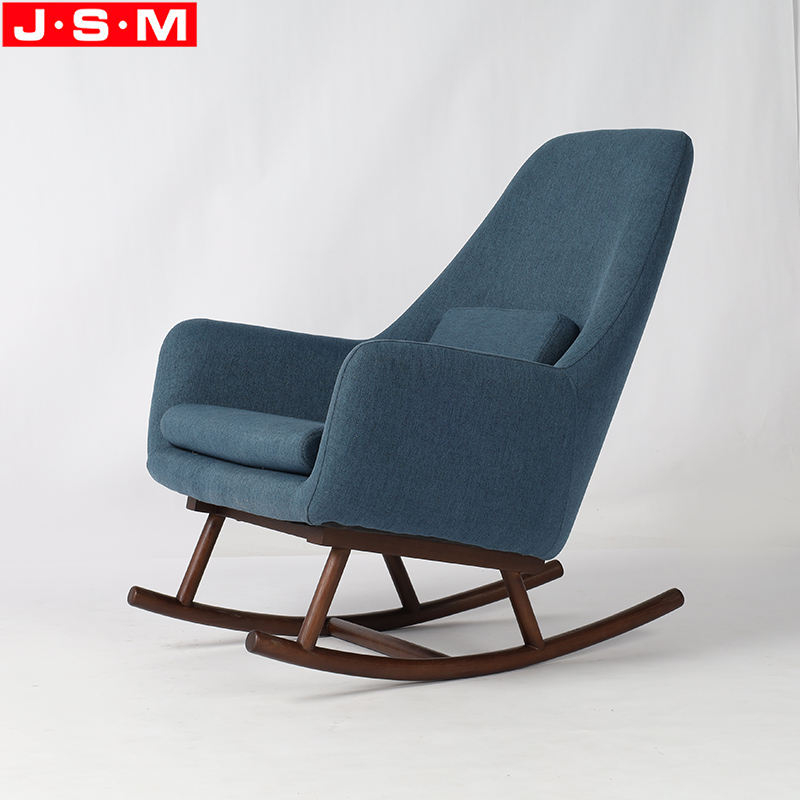 Good Price Home Fabric Wooden Leisure Accent Chair Throne Chair Rocking Chair