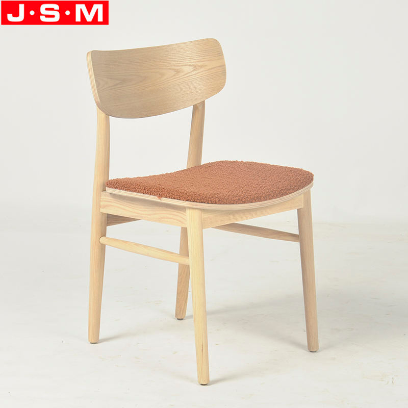 Hot Sale Customization Living Room Wood Legs Cushion Seat Leisure Dining Chair