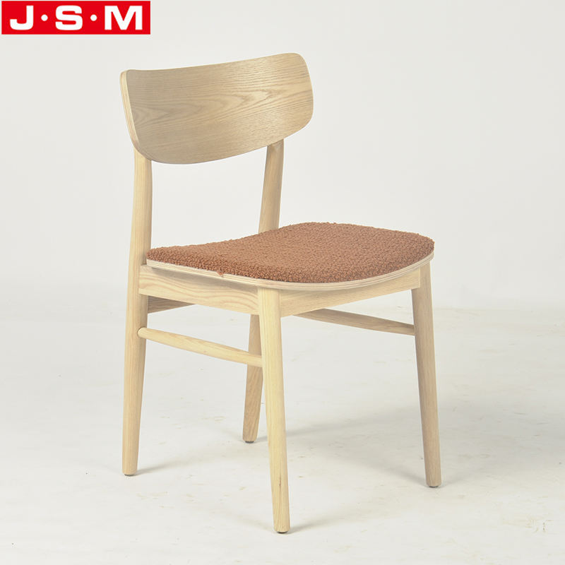 Hot Sale Customization Living Room Wood Legs Cushion Seat Leisure Dining Chair
