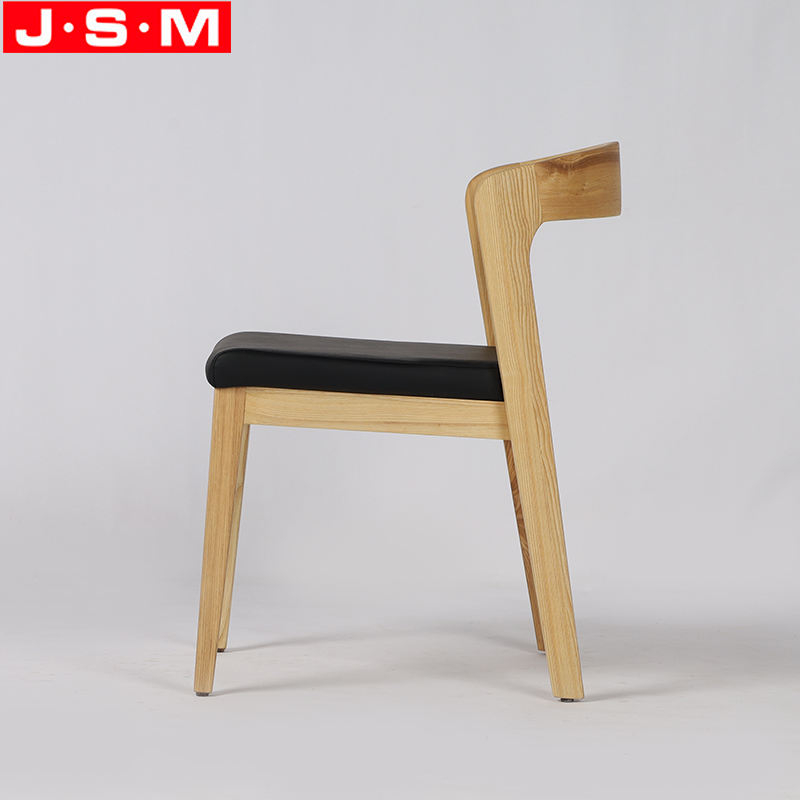 Europe Style Cushion Seat Dining Chair High Quality Timber Wooden Vintage Dining Chair