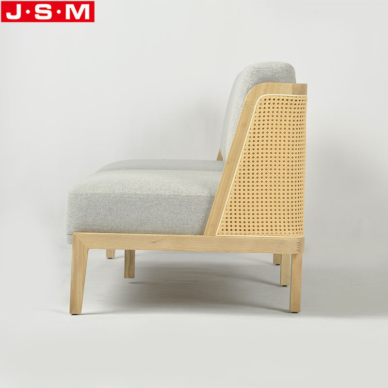 Fashion Design Style Cushion Seat Sofa Plastic Rattan Back Sofa For Living Room