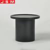 Modern Small Furniture Round Black Ash Timber Frame Table Coffee Table