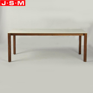 Luxury Modern Rectangle Counter Height Wood Dining Table