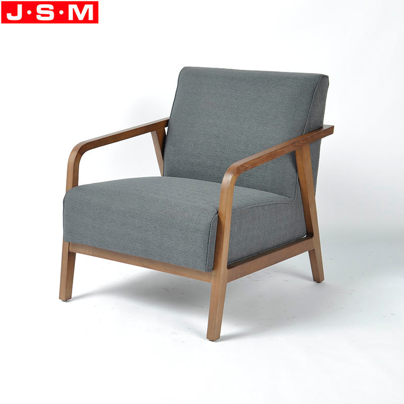Single Seat Lounge Wooden Armchair Living Room Furniture Sofa Chair