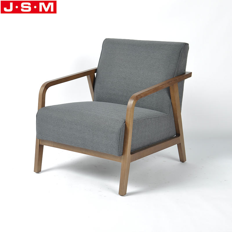 Single Seat Lounge Wooden Armchair Living Room Furniture Sofa Chair