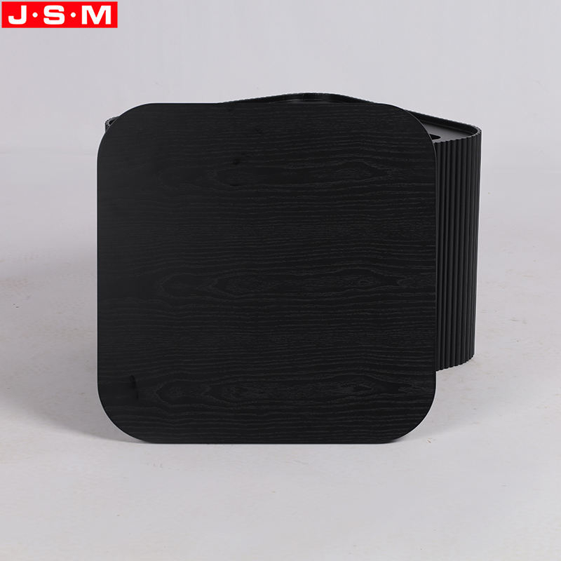 Brand new design Ash Timber Round Corner Tea Table For Living Room Bedroom