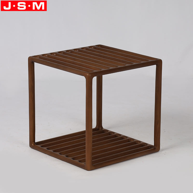 Square Coffee Table Ash Timber Frame Wood Table Side Table For Home Office