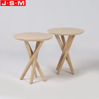 Art Leg Ash Timber Frame Modern Coffee Table Round Wooden Coffee Table Modern Tea Table