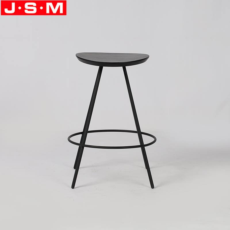 Black Nordic Kitchen Modern Stool