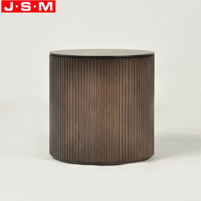 Modern Veneer Table Top Ash Timber Base Wooden Room Black Coffee Table