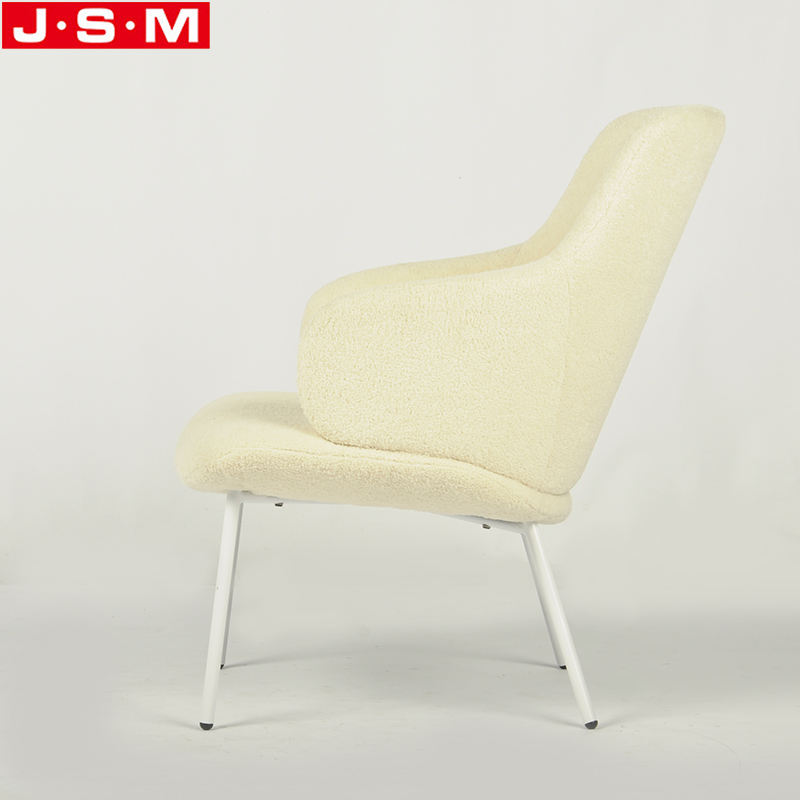 Commercial Arm Chairs Comfortable Office Sofa Drawing Room Armchair With Foam And Fabric