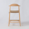 Nordic Stool High Chair Cotton Rope Woven Design High Bar Chairs