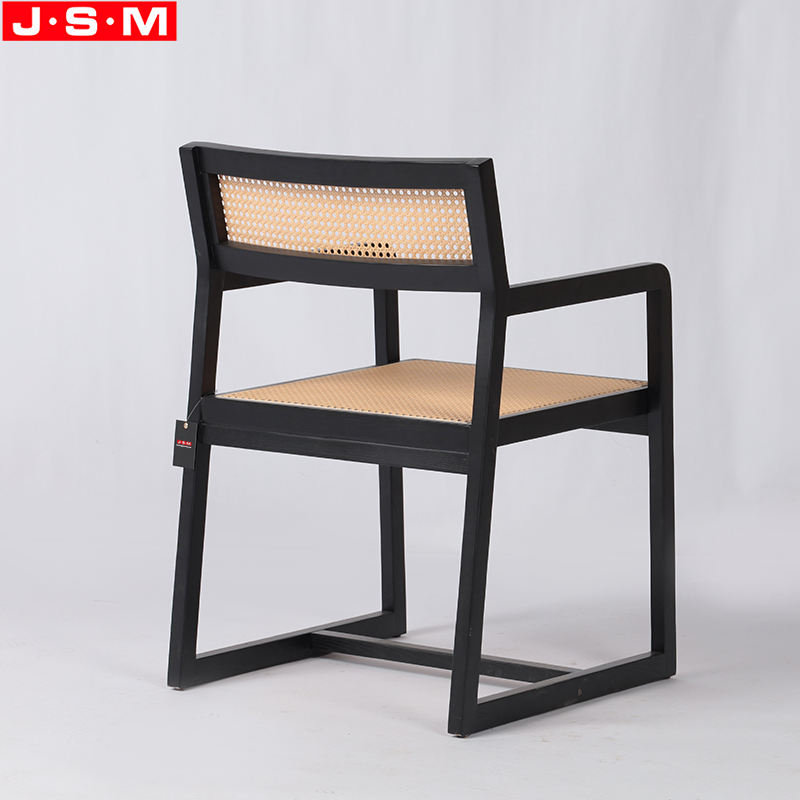 Chinese Style Chair Rattan Wooden Furniture Restaurant Dining Room Chair