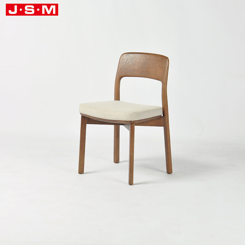 Minimalist Moder Long Back Furniture Lodge Garden Home Wood Dining Chair