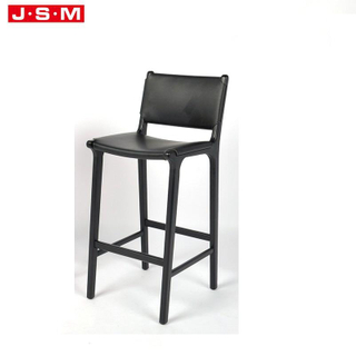 Contemporary Indoor Furniture Artificial Leather Seat Stackable Stool