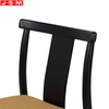 Modern Design Restaurant Furniture Wooden Dining Chair With Fabric Leather Seat