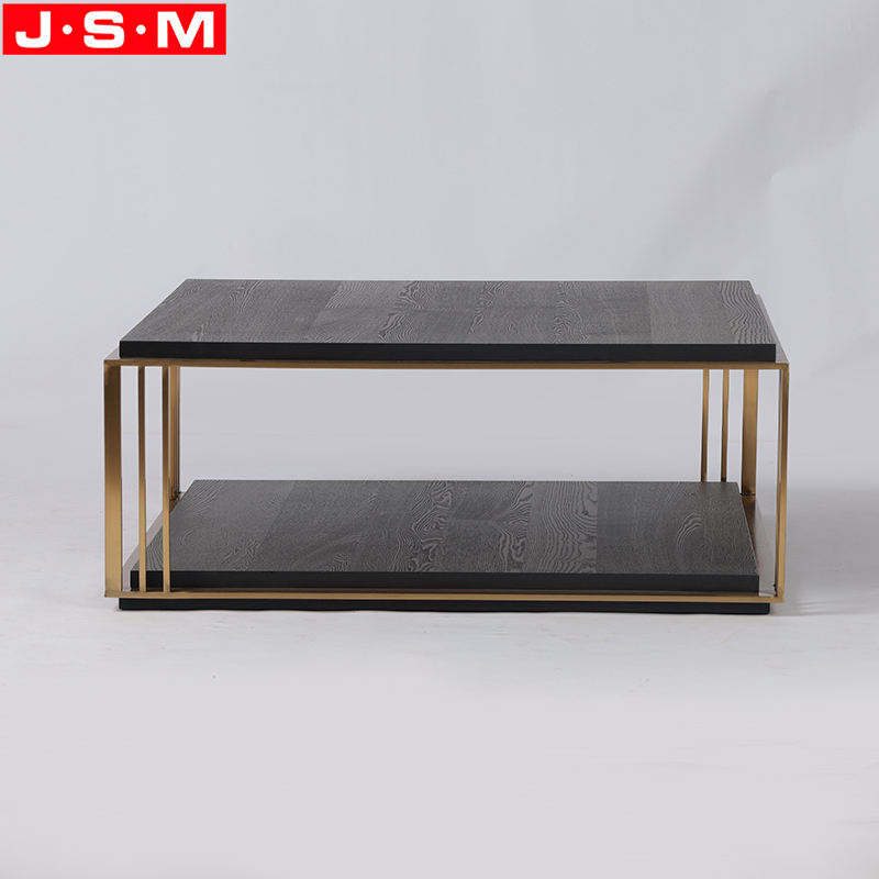 Double-Layer Coffee Table Apartment Living Room Nordic Simple Tea Table