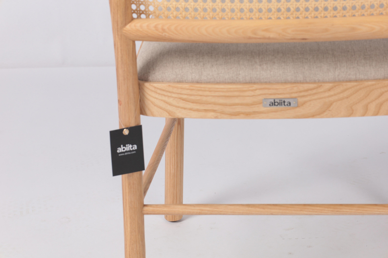 New Style product Dining Chair Ash Frame Upholstered Restaurant Dining Chair