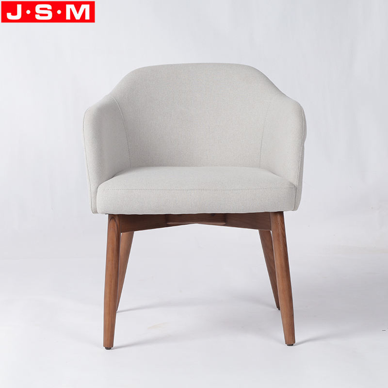 Dinning Room Ash Timber Wooden Restaurant Dining Chair With Foam And Fabric