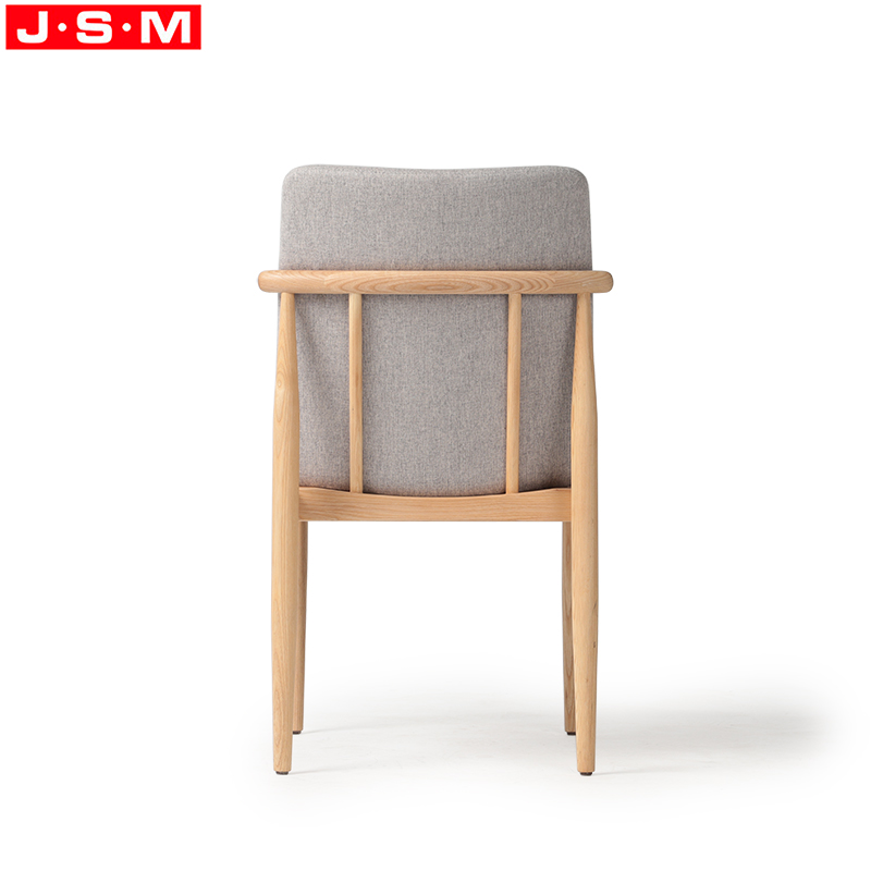 Wood And Fabric Dining Chair