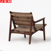 Contemporary Furniture Leather Typology Leisure Chair Living Room Armchair