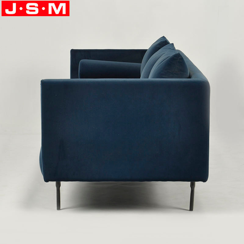 Any Color Is Available Retro Style Wooden Frame Living Room Sofa