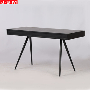 Modern Simple Commercial Metal Frame Recycled Wood Home Writing Table Office Desk